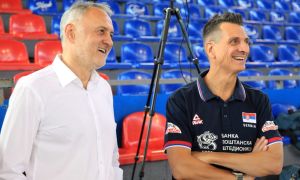 Zoran Gajić prisustvovao treningu seniorki Srbije