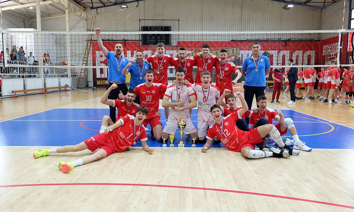 Vojvodina Mozzart prvak Srbije u konkurenciji kadeta, Proleter bronzani