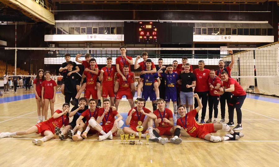 Vojvodina Mozzart prvak Srbije u konkurenciji juniora, srebro za Crvenu zvezdu, bronza za Karađorđe &ndash; Pavle Čolaković MVP